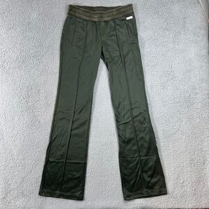 Baby Phat Women's Size M Green‎ Velour Track Pants Athletic Flare Pants VTG NWT